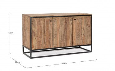 Sideboard mit 3 türen Nartan Natürlich (9)