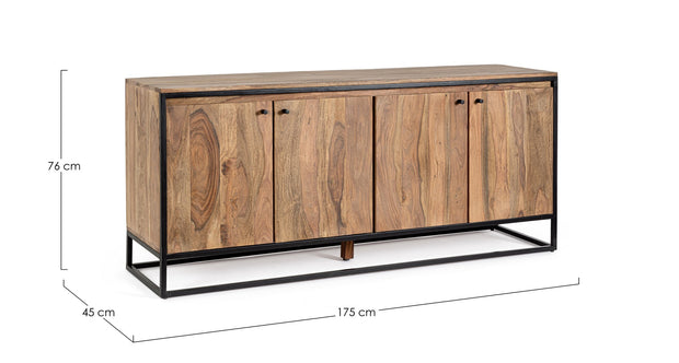 Sideboard mit 4 türen Nartan Natürlich (1)