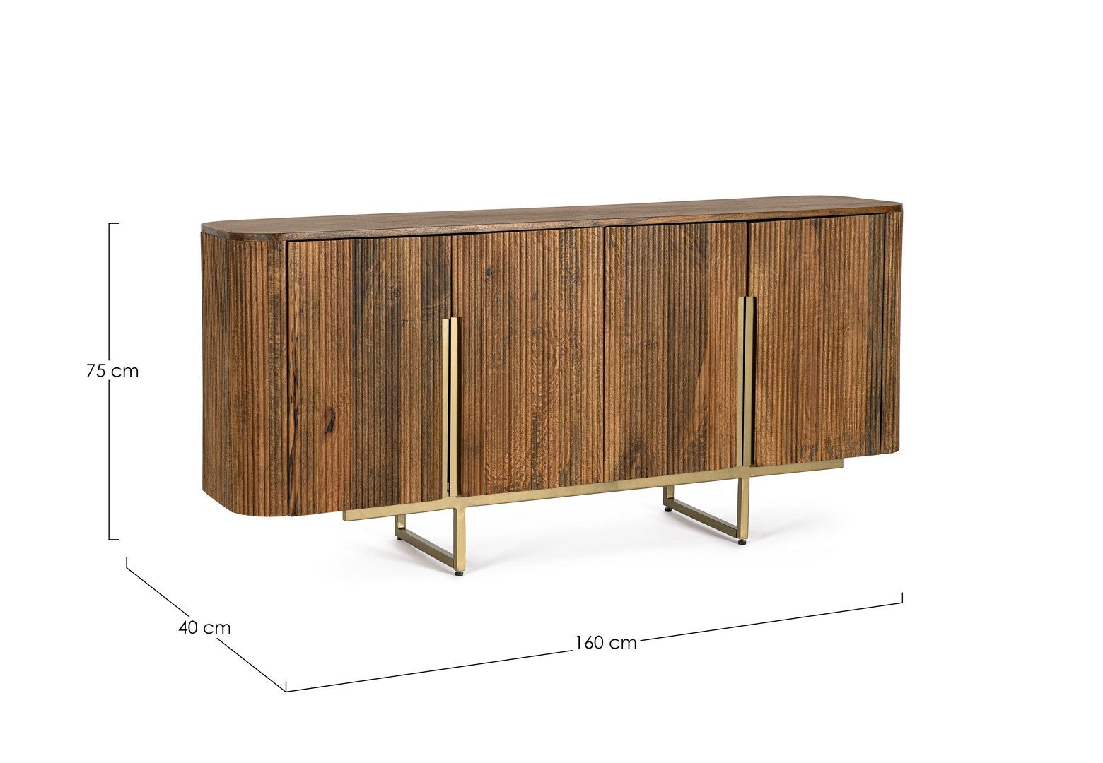 Sideboard mit 4 türen Vilas Natürlich (1)