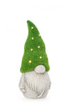 Gartendeko Standing Garden Gnome With LED Grau (2)