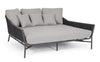 Gartensofa 2-Sziter Everly Anthrazit