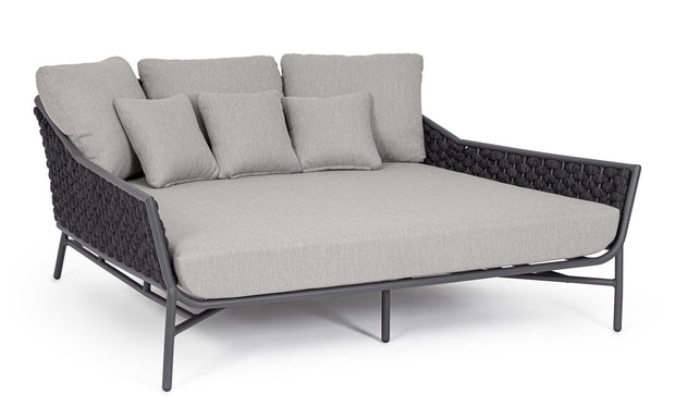 Gartensofa 2-Sziter Everly Anthrazit