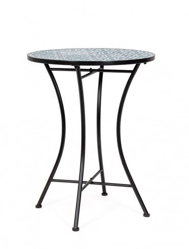 Garten-Couchtisch Samos Round Schwarz (7)