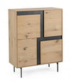 Highboard mit 4 türen Stanwood High Natürlich (10)