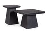 Couchtisch 2er Set Fuji Schwarz (4)