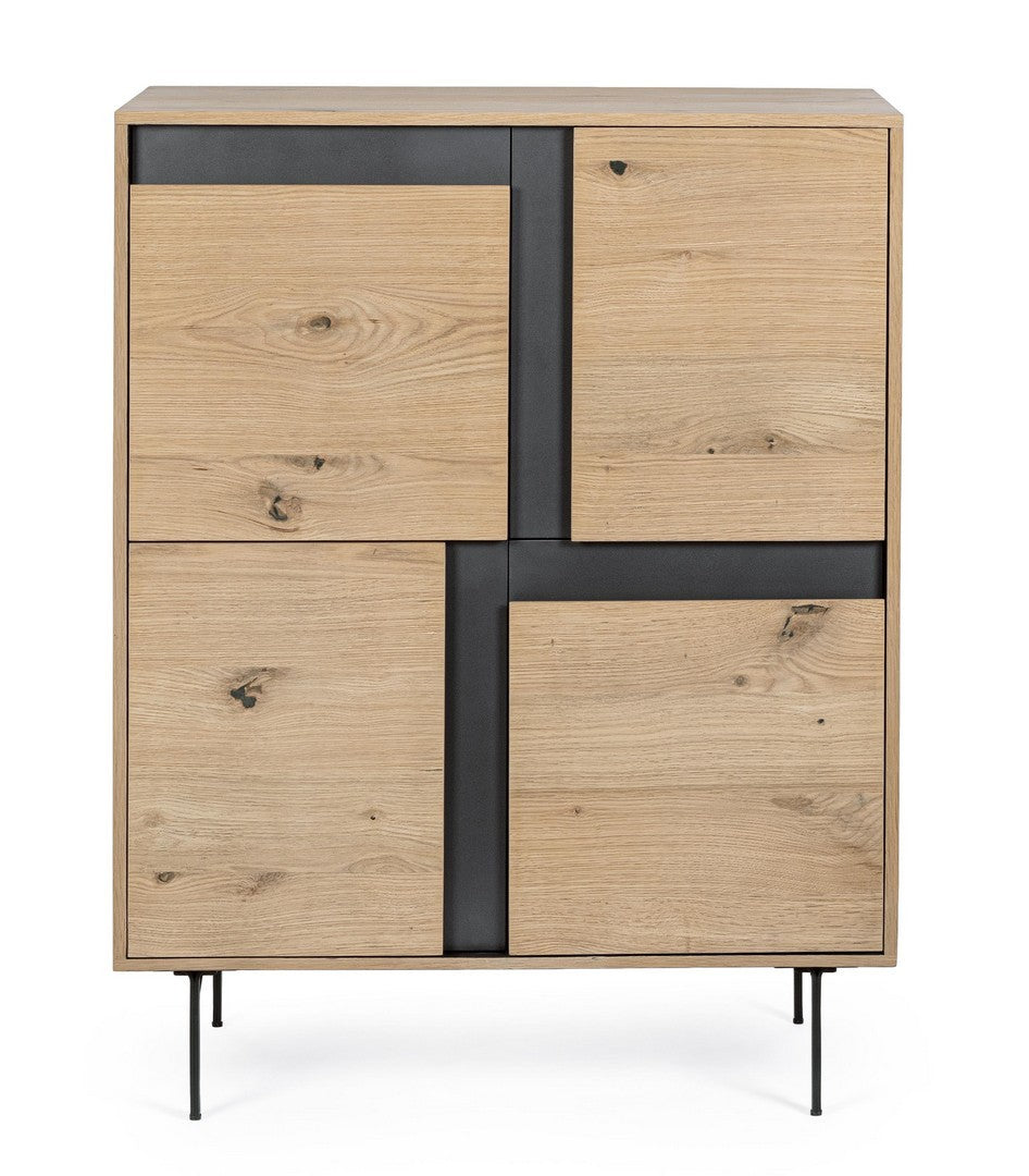 Highboard mit 4 türen Stanwood High Natürlich (2)