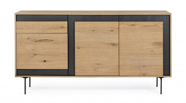 Sideboard mit 1 schublade und 3 türen Stanwood Natürlich (11)