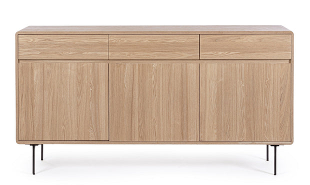 Sideboard mit 3 schubladen und 3 türen Widald Natürlich (2)