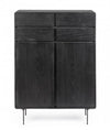 Highboard mit 2 türen Widald High Schwarz (10)