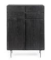 Highboard mit 2 türen Widald High Schwarz (2)