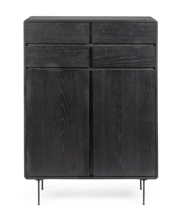 Highboard mit 2 türen Widald High Schwarz (2)