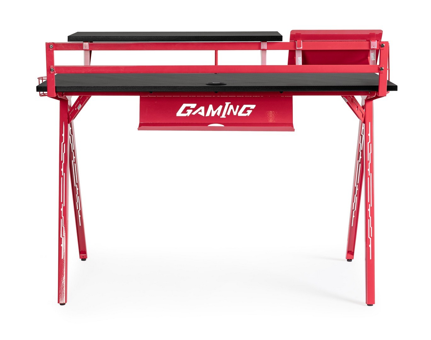 Gaming Tisch Desk 2P Rot (3)