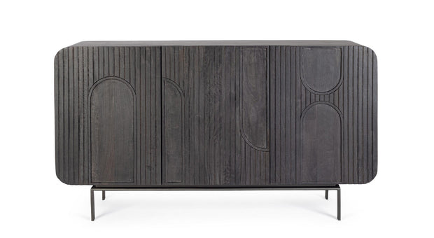 Sideboard mit 3 türen Orissa Schwarz (2)