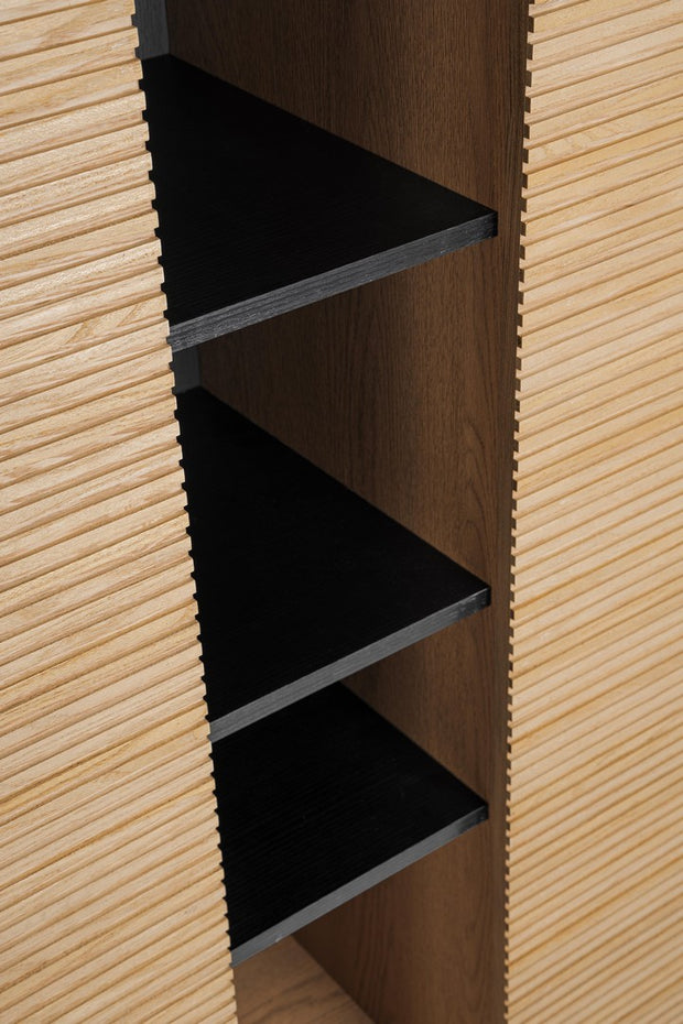 Highboard mit 2 türen Allycia Schwarz (6)