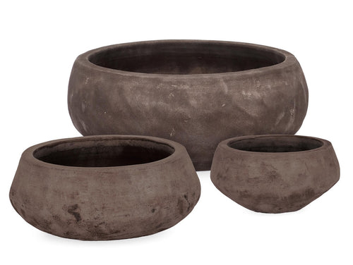 Blumentopf 3er-Set Minh Bowl Rost (1)