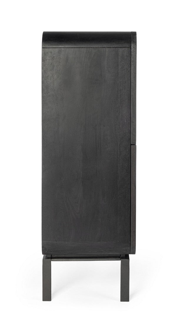 Highboard mit 4 türen Orissa High Schwarz (4)