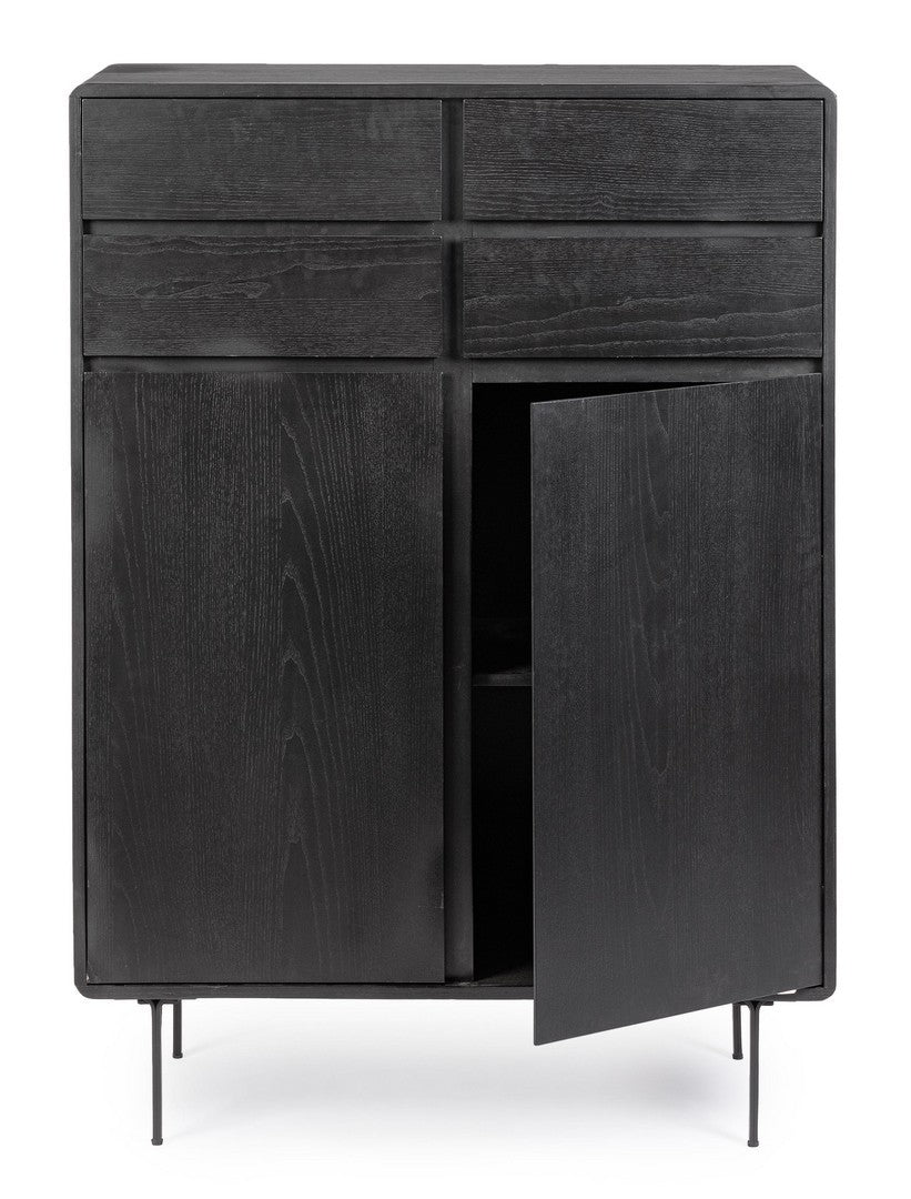 Highboard mit 2 türen Widald High Schwarz (7)