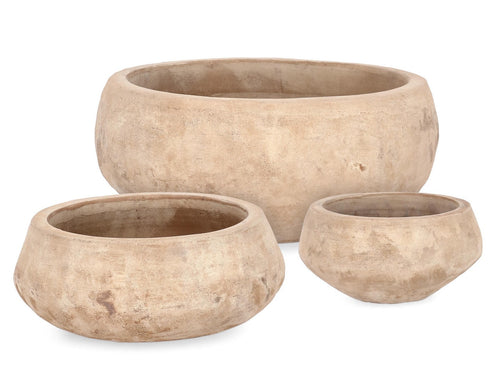 Blumentopf 3er-Set Minh Bowl Rost (1)