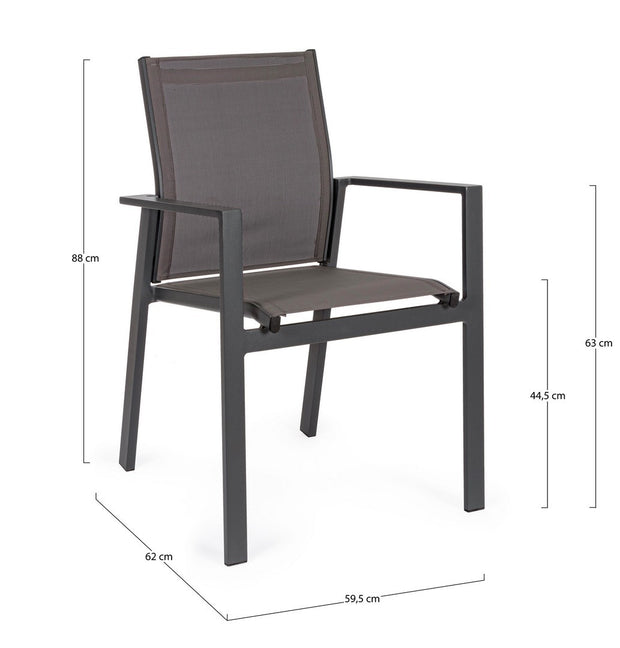 Gartenstuhl Crozet SJ61 Anthrazit (1)