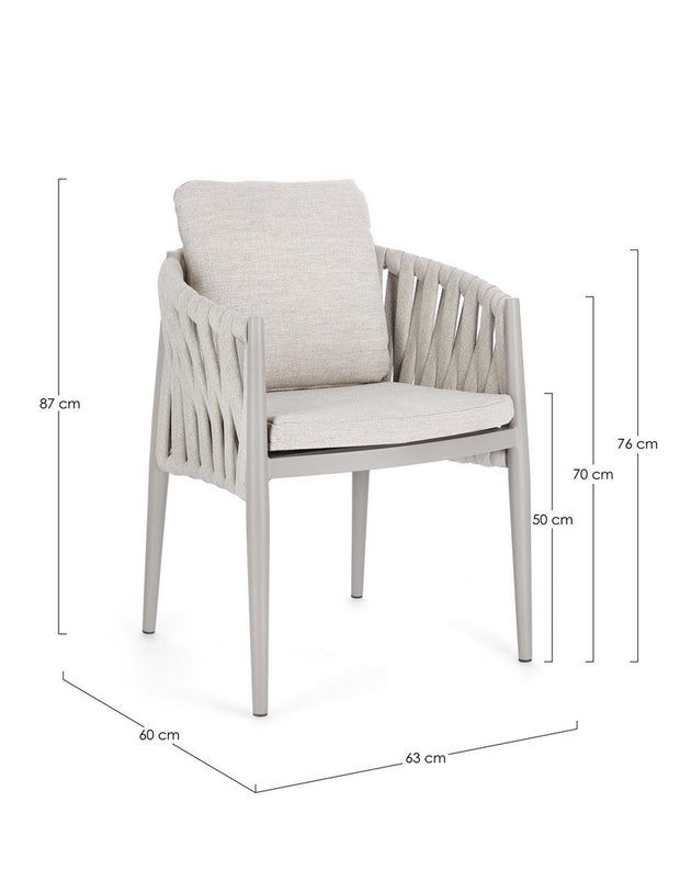 Gartenstuhl Jacinta WG24 Creme (2)