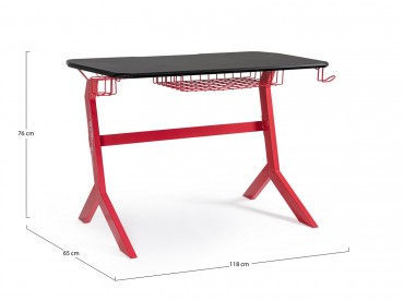 Gaming Tisch Desk Rot (9)