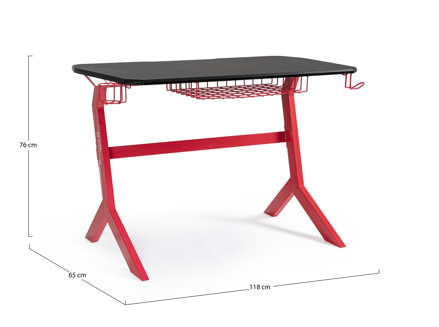 Gaming Tisch Desk Rot (1)