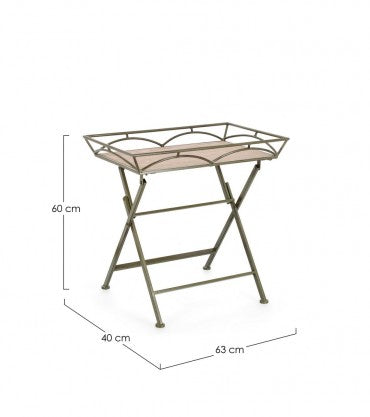 Garten-Couchtisch Guenda Grün (6)