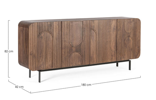 Sideboard mit 4 türen Orissa Natürlich (1)