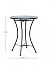 Garten-Couchtisch Samos Round Schwarz (8)