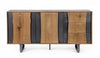 Sideboard mit 3 schubladen und 2 türen Garwood Natürlich (9)