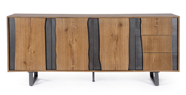 Sideboard mit 3 schubladen und 3 türen Garwood Natürlich (1)