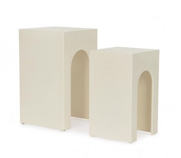 Couchtisch 2er Set Creamy Rectangular Creme (5)