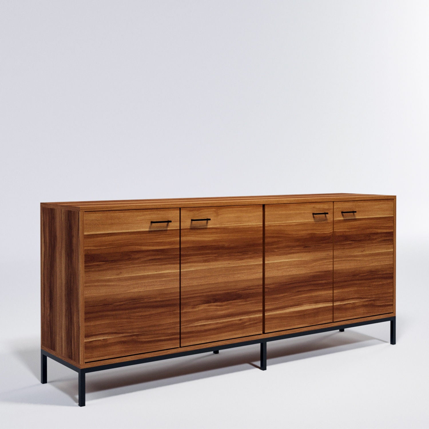 Sideboard mit 4 türen, Porta L2002 Nussbaum (3)