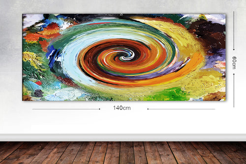 Leinwandbild World 66 Mehrfarben, 60 x 140 cm