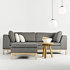 Schlafsofa 3-Sziter mit Stoff Ambient Wood Grau (1)