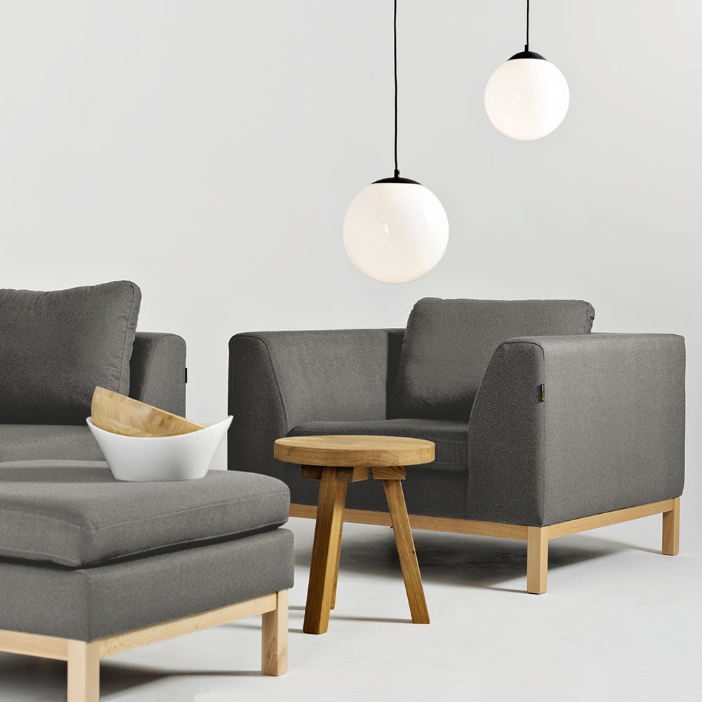 Sessel mit Stoff Ambient Wood Grau (2)