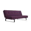 Schlafsofa 2-Sziter mit Stoff Sleek Violett