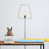 Stehlampe Firkant  Gold (2)