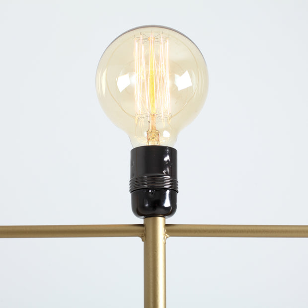 Stehlampe Firkant  Gold (3)