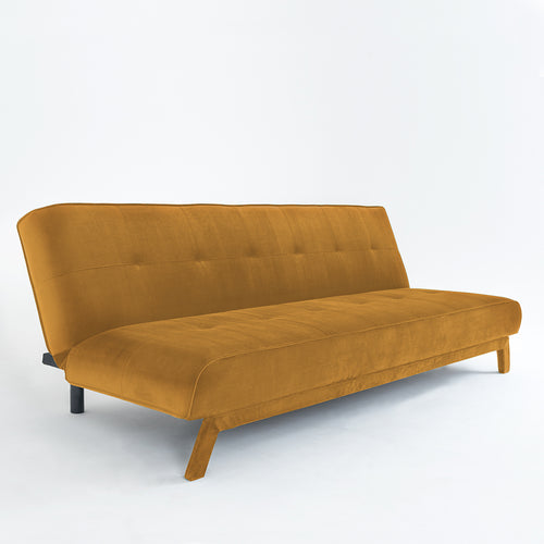 Schlafsofa 3-Sziter mit Stoff Modes Orange (1)