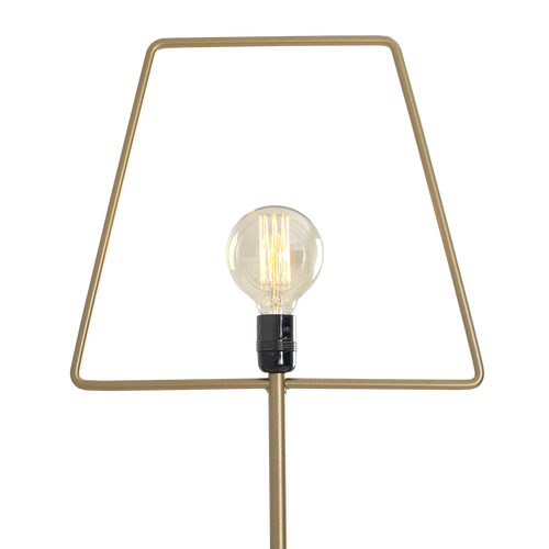 Stehlampe Firkant  Gold