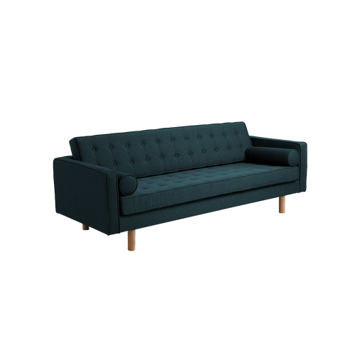 Sofa 3-Sziter mit Stoff Topic Wood Blau