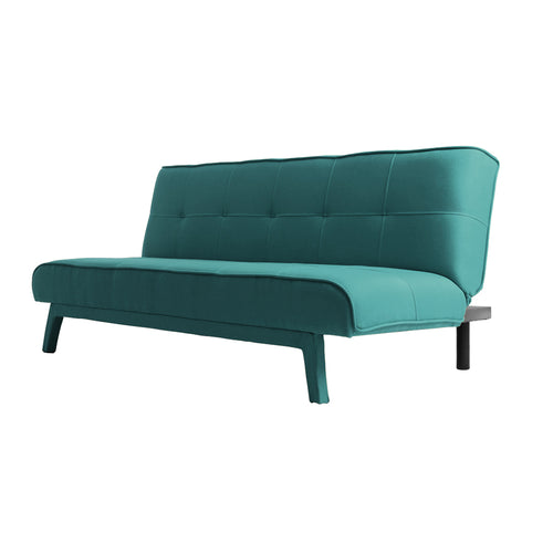 Schlafsofa 2-Sziter mit Stoff Modes Blau (1)