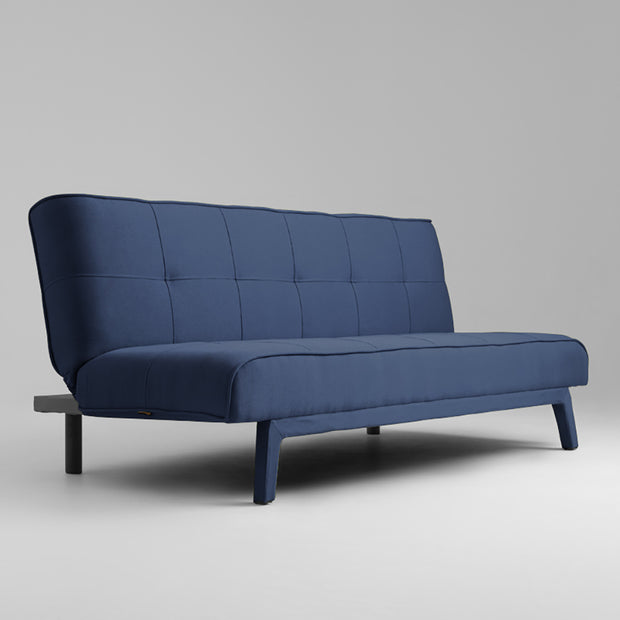 Schlafsofa 2-Sziter mit Stoff Modes Blau (3)