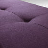 Schlafsofa 2-Sziter mit Stoff Sleek Violett (1)