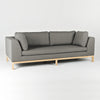 Schlafsofa 3-Sziter mit Stoff Ambient Wood Grau (3)