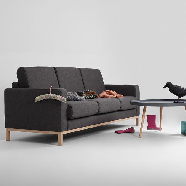 Sofa 3-Sziter mit Stoff Scandic Anthrazit (1)