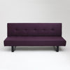 Schlafsofa 2-Sziter mit Stoff Sleek Violett (2)