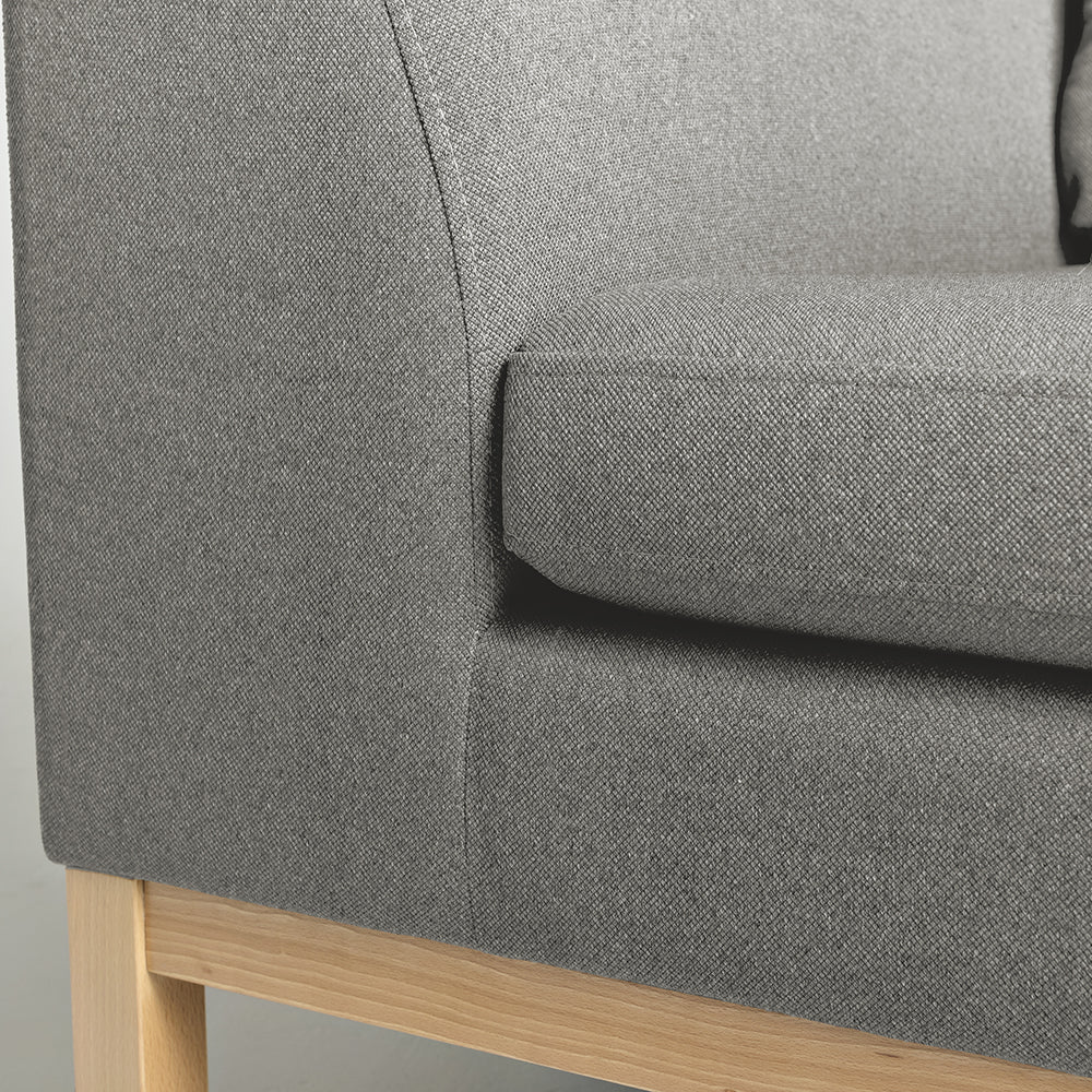 Sessel mit Stoff Ambient Wood Grau (3)
