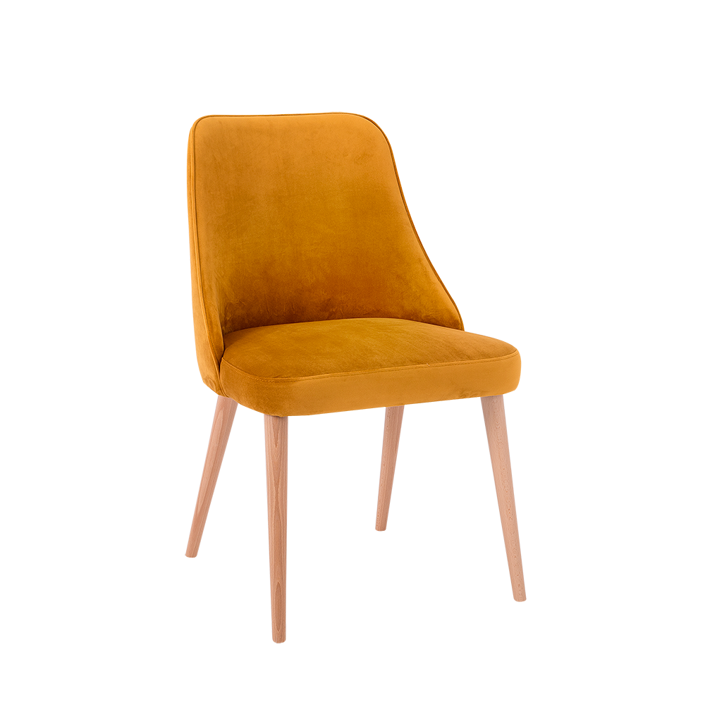 Sessel mit Stoff Spring Orange